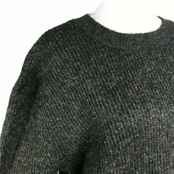 BP. Black Poly Rainbow Marl Long Sleeve Sweater - Picture 4 of 12